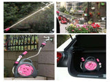 Retractable Garden Hose Reel 37.7Ft Portable Water Hose Reels for Outside with 3-in-1 Sprayer Nozzle V1294-YM0901-H49297P-EU