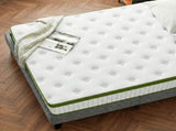 Artiss BedStory Single Bed Frame and Mattress Set, 30cm Hybrid Cooling Gel Mattress with Grey BFRAME-SET-NEO-XFMA-S