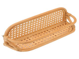 Rattan Wall Shelf Hand Crafted Durable Natural Rattan Hanging Rack Wall Storage Shelf for Bathroom V1294-YM0716-3117220168211