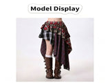 Plaid Size XL Retro Irregular Check Skirt Halloween Plus Size Spicy Girl Gift Curvy Fit High V1221-XM-LB6526-GM169