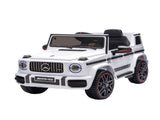 Kids Electric Ride On Car G63 Toy Cars Remote Control White RCAR-AMG63-LS-WH