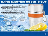 USB Heated Cooling Smart Cup, Fast Cooling 010&degC Heating Up to 50&degC, Portable Thermostatic Cold V1197-JD-042302