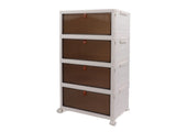 Storage Bins with Lid Stackable Plastic Box Organizer House Organizing Container for Living Room V1294-YM0901-3116230015714