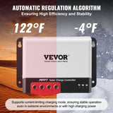 VEVOR 50A MPPT Solar Charge Controller, Auto DC Input, Solar Panel Regulator Charger with Bluetooth V952-DYTYNCDKZQNZL3OA4V9