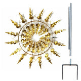 Worx Landroid L Lawn Mower Stainless Steel Spikes 225 mm Wheel Compatible with 12 Screws V1188-TAL-01138