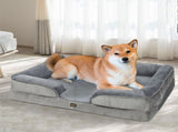 PaWz Memory Foam Pet Sofa Bed Cushion L Large PT1178-L-GY_NZ