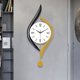 Gold Black Wall Clock Modern Wall Clock Decorative Wall Clock Silent Wall Clock V1347-115-GOL-93863
