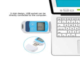 Portable RC5 Temperature Data Logger Mini Recorder LCD Display 32000 Points Internal Sensor V1294-YM0901-JY12599