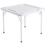 Mahjong Table, 4 Player Folding Domino Table with Wear-Resistant Green Tabletop, Portable Square V952-SDMJZBSWZDMJOF0ZJV0