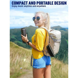 Portable RGB Bluetooth Speaker with Lights 10W Stereo Sound, Bluetooth 5.3, TWS Pairing, 2000mAh, V1232-XYX-001
