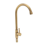 Antique Brass Bathroom Sink Faucet Single Handle Vanity Tap Splash Proof Bathroom Faucet for Home V1294-YM0521-3112230001711