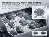 Ceramic Media for Rock Tumbling, 0.88lbs/400g Reusable Non-Abrasive Cylinder Pellets, 0.63" x 0.31" V1192-AZ-W-18105