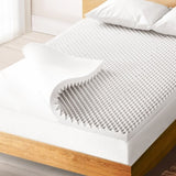 Giselle Bedding Memory Foam Mattress Topper Egg Crate 5cm King Single MATTRESS-TOP-EC-N5-KS