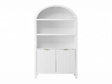 Artiss Buffet Sideboard Cabinet Pantry 180CM Arched Storage Bookshelf White FUR-Z-SID180-ARCH-WH-AB