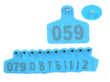 001100 Number Plastic Tag Livestock Animal Ear Tag for Marking Cattle Cows Animal Farm Accessories V1294-YM0901-3111200210611