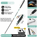 Carbon Fiber Trekking Pole, Lake Blue - 125cm, 1 Pack V1221-XM-DSZ-006