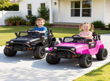 Kids Ride On Car Bumper Electric Toys Cars with Remote Control Stickers Light Blue Pink RCAR-BUMPER-BUXPK