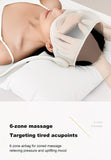 6-Zone Airbag Heat Therapy Head & Eye Massager Precise Kneading Relaxes Neck and Head, Three-Level V1232-TBAMY-001