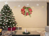 Thanksgiving Wreath Fall Hydrangea Bowknot Decoration Flower Garland Wreath Thanksgiving Front Door V1294-YM0710-10295794