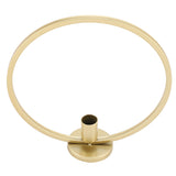 Round Circle Iron Candlestick Craft Desk Candle Holder for Candlelight Dinner V1294-YM0727-JY17395-02