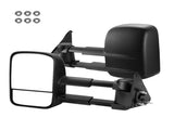 Front Pair Extendable Towing Mirrors Fit for Nissan Patrol GU/Y61 1997-2016 Manual Foldable Split V985-TOWINGMIRRORSNS