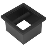 Coffee Knock Box Grounds Disposal Bin Bottomless Embedded Flat Mouth Stainless Steel V1294-YM0523-3118220002411