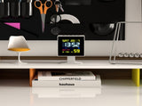 Newgate Monolith Lcd Alarm Clock White V398-NGLCD/MONO2