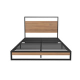 Artiss Metal Bed Frame Single Size Beds Platform with Mattress MBED-C-DANE-TT22-S-BK