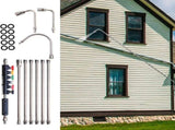 Pressure Washer Extension Wand, 10 Pack Power Washer Lance with 6 Atomization Nozzle Tips,1 Gutter V1258-DP02-C-151