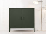 Artiss Buffet Sideboard Metal Cabinet - SWEETHEART Green AI-LOCKER-MI-GN