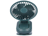 3Gears Portable Electric Fan Fully Automatic Shaking Head Electric Fan USB Charging for SummerGreen V1294-YM0901-3113210043313