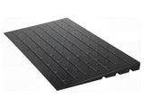 Rubber Threshold 4" Rise Threshold Ramp Doorway, 3 Channels Cord Cover Rubber Solid Threshold V952-WFSLYP24X42X4950BV0