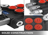 Hydraulic Valve 2 Spool Hydraulic Directional Control Valve 11gpm Hydraulic Control Valve Double V952-KZF2S11GPMYY00001V0