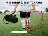 Soccer Rebounder Rebound Net, Kick-Back 100x100 cm, Portable Football Training Gifts, Fully V952-ZQHDWTZ10010GPDKLV0