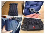 Ultralight Camping Sleeping Pad Built-in Foot Pump, Integrated Pillow Compact, Waterproof for V1107-CS-CQCD