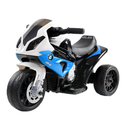 Kids Electric Ride On Car Police Motorcycle Motorbike BMW Licensed S1000RR Blue RCAR-S1000RR-BU