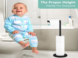 Toilet Holder Stand, Stainless Steel Toilet Stand for 4 Rolls, Free Standing Toilet V1192-AZ-W-14015