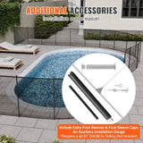 VEVOR Pool Fence 4 x 108 FT Removable Pool Fences for Inground Pools Outdoor V952-DXYCWL4108FTYMRZ5V0