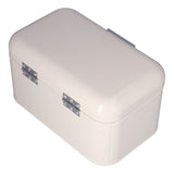 Milky White Bread Box Safe Odorless Large Capacity Anti Fingerprint Retro Tin Bread Box V1294-YM0710-3117210165811