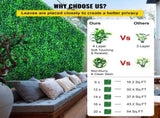 Artificial Boxwood Panels, 12 PCS 20"x20" Boxwood Hedge Panels, PE Artificial Grass Backdrop V952-AQFSYCGTYSW246OI9V0