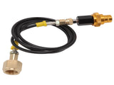 Soda Machine Hose Kit 1.5m Black Soda Hose with Gold Quick CO2 Tank Refill V1294-YM3113220267711-0421