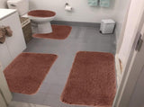 Chmadoxn Solid Color Bathroom Rugs Sets, 3 Piece Ultra Soft Non-Slip Bath Rugs and Mats Set, Super V1189-WXFWAL-20260326-01754
