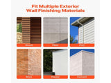House Wrap, 2.74 x 45.7 mm, 0.13 mm Thick Vapor Barrier, Heavy Duty Plastic Sheeting for V952-FSTQM9FT150FSRA05001V0