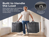 Foldable Comforter Storage Bags Large Capacity Dust Proof Organizer with Zipper Handles.180L V1366-AZ2-W-18312