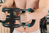 Twister Arm Trainer Adjustable Twister Arm Chest Exerciser With 3 Springs - Blue V1308-DSZKI-122-2