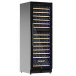 Devanti Wine Fridge Cooler Dual Zone 154 Bottles WC-C-408B-153B-BK