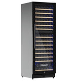 Devanti Wine Fridge Cooler Dual Zone 154 Bottles WC-C-408B-153B-BK