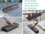Floor Scrubber 3 in 1 with Long Handle 360 Degree Swivel Head Grey V1237-ZY-818-127