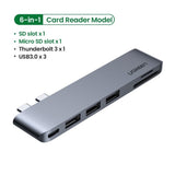 UGREEN 60560 USB-C Hub for MacBook Aluminum Type-C Adapter with 3 USB 3.0 100W V28-ACBUGN60560