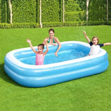 Bestway Kids Pool 262x175x51cm Inflatable Above Ground Swimming Pools 778L BW-POOL-KID-SQ-54006